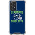 NFL Seattle Seahawks Helmet Galaxy A52 5G Clear Case